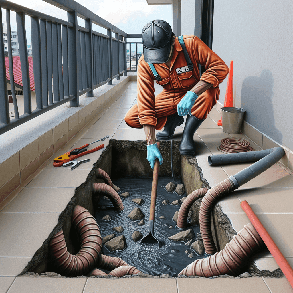 Guía completa para desatascar la tubería de la terraza y prevenir inundaciones y malos olores